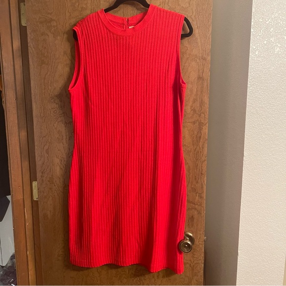 Vintage St. John by Marie Gray Knit Dress Sz 14 - Picture 5 of 7